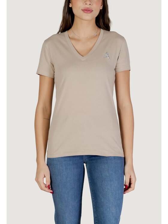 Armani Exchange Armani Exchange T-shirt XW002330 AF10356 Beige Casual Fit