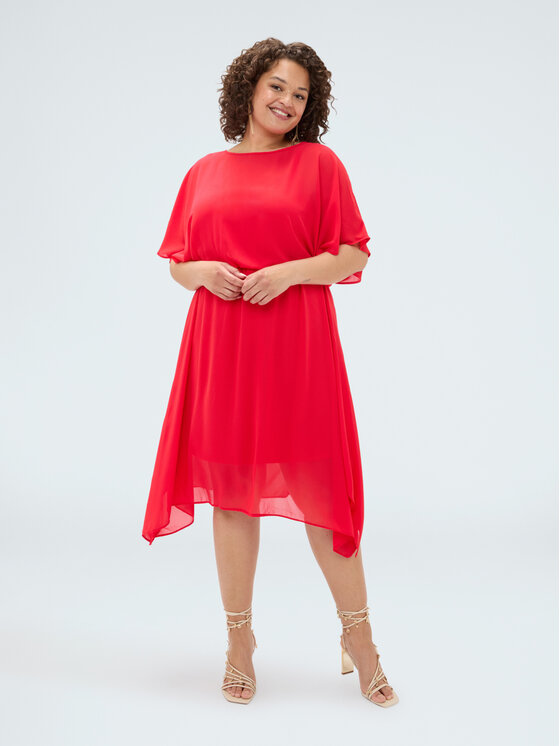 Fiorella Rubino Fiorella Rubino Sukienka wieczorowa 7019T101866N016 Czerwony A-Line Fit