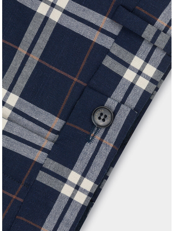 Pako Lorente Pako Lorente Spodnie garniturowe P21SF-6G-062 Granatowy Slim Fit