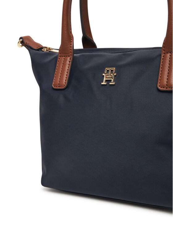 Tommy Hilfiger Tommy Hilfiger Handtasche Popette Mini Tote AW0AW17709 Dunkelblau