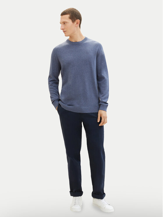 Tom Tailor Tom Tailor Sweter 1038426 Niebieski Regular Fit