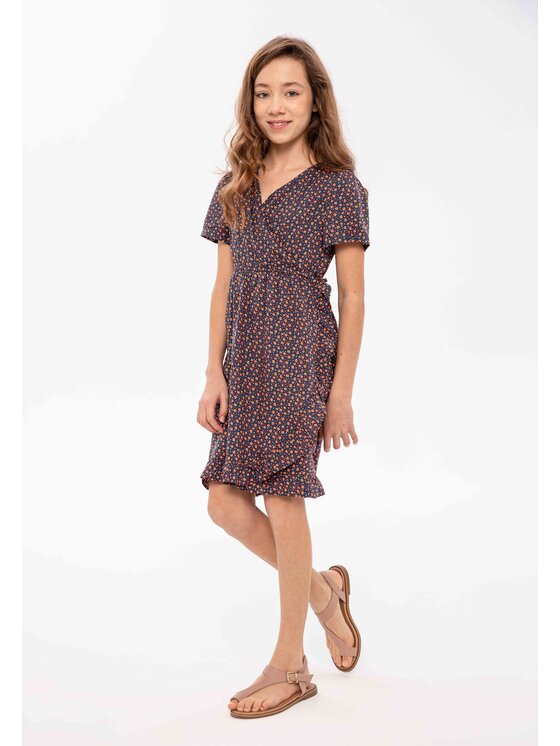 MINOTI Sukienka letnia, rozmiar 116/122, Granatowa, 14dress 36