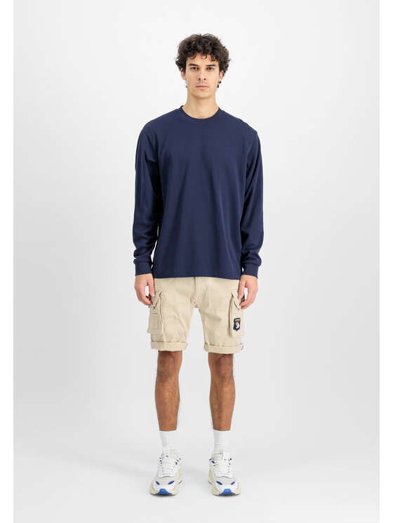 Alpha Industries Alpha Industries Šortky Crew Patch Short Béžová Slim Fit