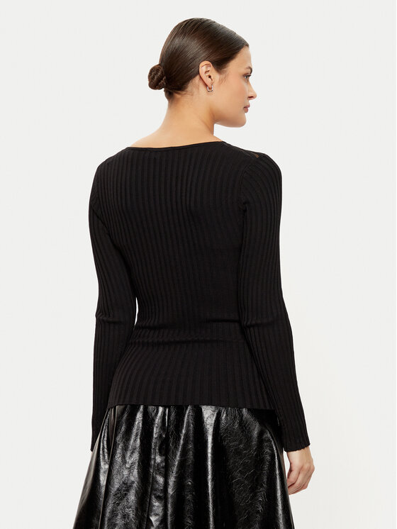 Morgan Morgan Sweater 242-MGANZA Fekete Slim Fit