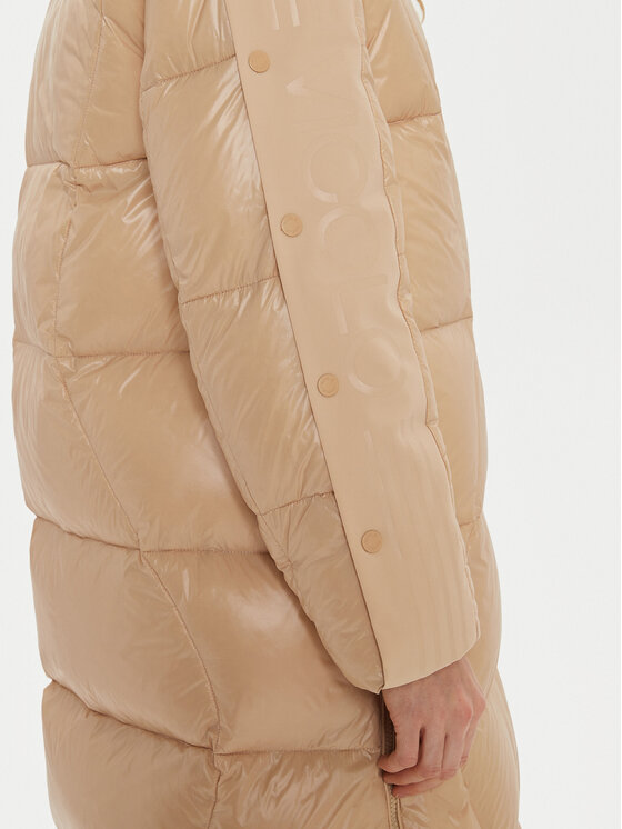 ViCOLO ViCOLO Pūkinė striukė TS0025 Smėlio Regular Fit
