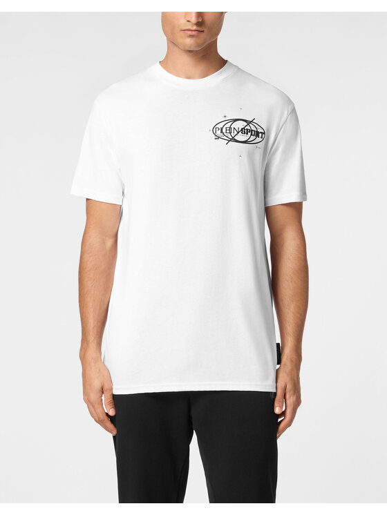 Plein Sport Plein Sport T-Shirt 23105 Biały Regular Fit