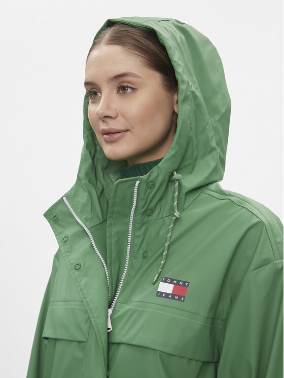 Tommy Jeans Tommy Jeans Prijelazna jakna Chicago DW0DW15949 Zelena Regular Fit