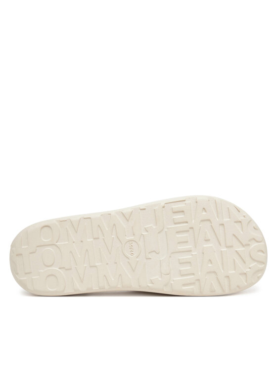 Tommy Jeans Tommy Jeans Natikače Tjw Chunky Pool Slide Ess EN0EN02879 Écru