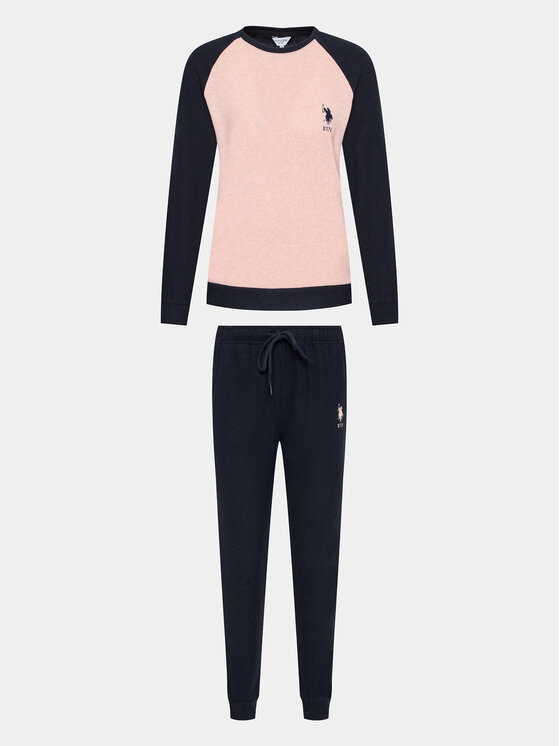 U.S. Polo Assn. U.S. Polo Assn. Pižama 16817 Tamsiai mėlyna Regular Fit