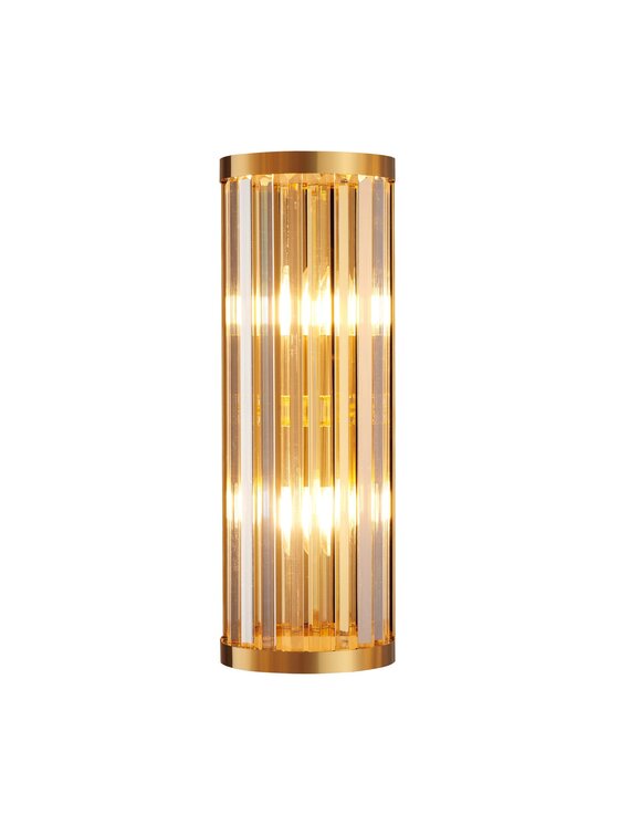 MIAhome MIAhome Kinkiet Lampa ścienna EXELLENT kryształowa złota 45 cm Złoty