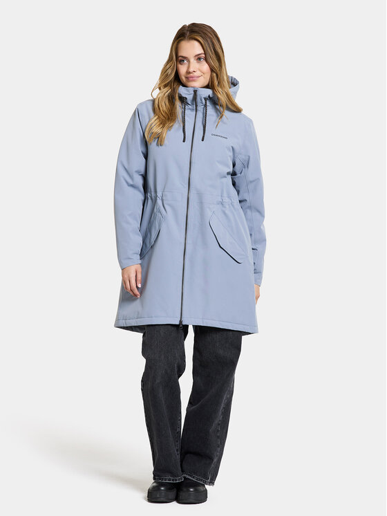 Didriksons Didriksons Parka Marta-Lisa Wns Prk 2 504823 Světle modrá Regular Fit
