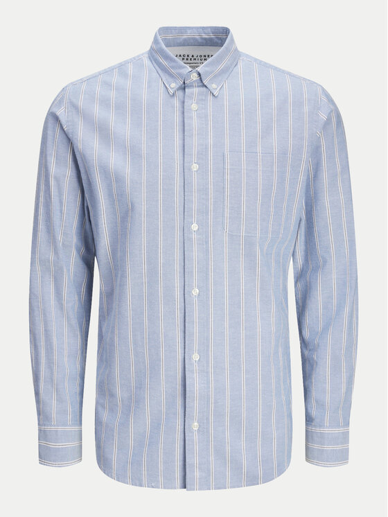 Jack&Jones Jack&Jones Srajca Brook 12192150 Modra Slim Fit