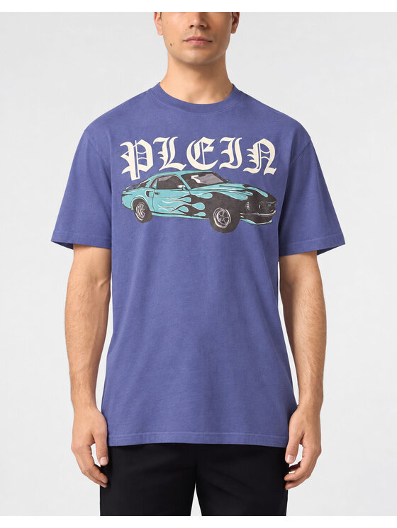 PHILIPP PLEIN PHILIPP PLEIN Tričko 29427 Svetlo modrá Regular Fit