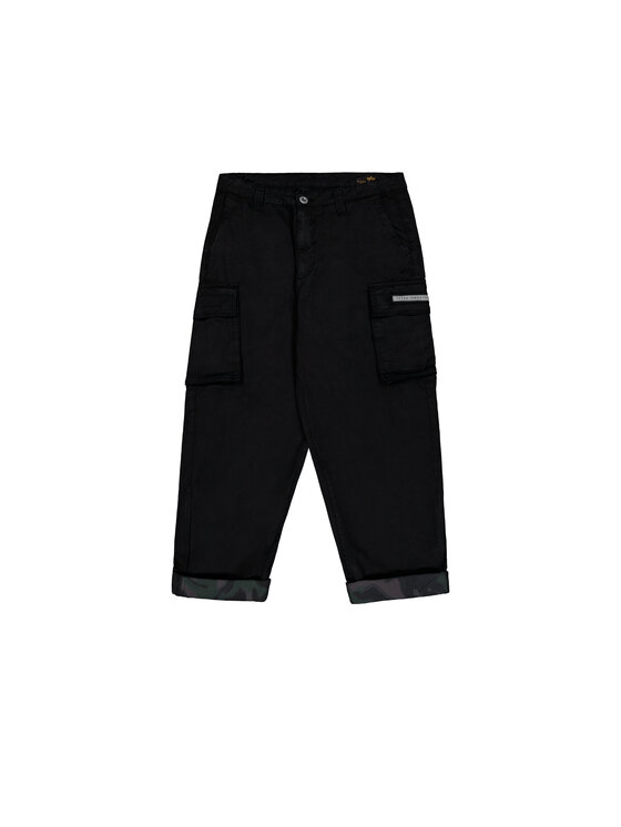 Alpha Industries Alpha Industries Spodnie cargo Aviator Cargo Pant Czarny Loose Fit