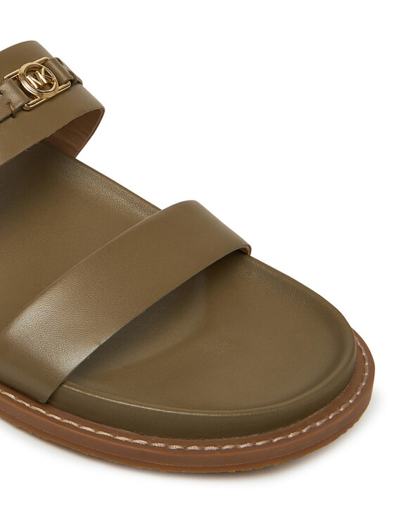 MICHAEL Michael Kors MICHAEL Michael Kors Klapki Mandy Flat Sandal 40S5MAFS2L Zielony