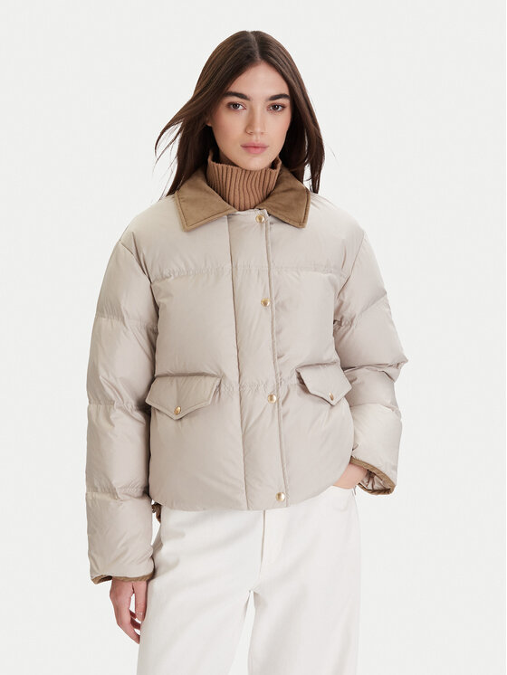 Marc O'Polo Marc O'Polo Пухено яке 509 1119 70099 Екрю Regular Fit