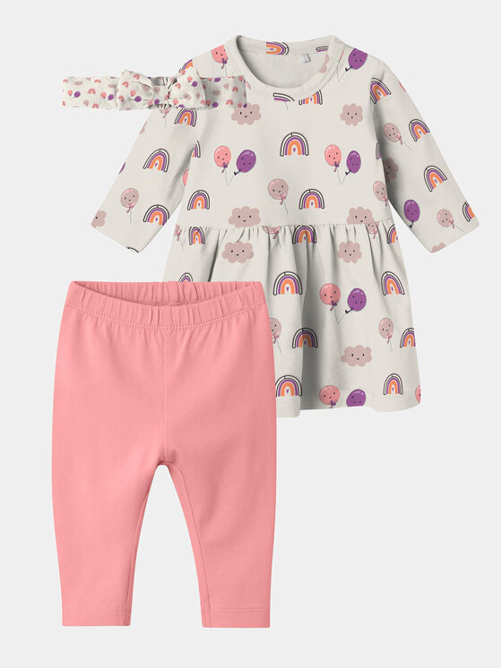 NAME IT NAME IT Sada šaty a legíny Vandora 13230046 Barevná Regular Fit