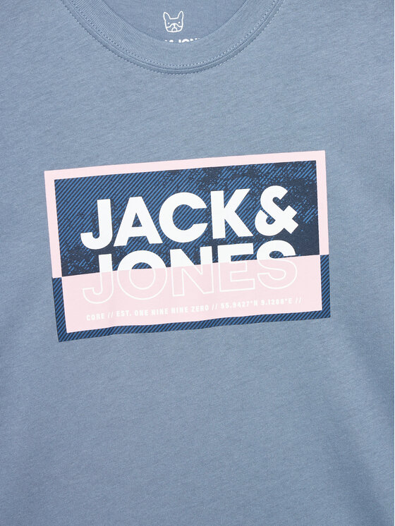 Jack & Jones Junior Jack & Jones Junior Majica Jcologan 12259922 Modra Regular Fit