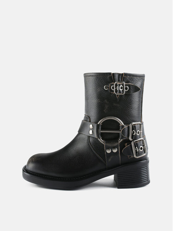 Botki, rozmiar 35, Czarne, ONE VIBE