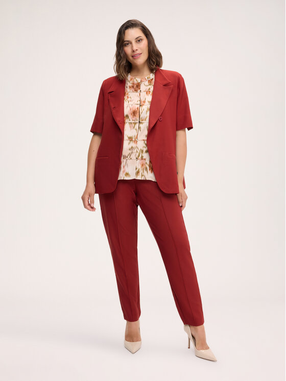 Fiorella Rubino Fiorella Rubino Spodnie materiałowe P011T105603N037 Brązowy Regular Fit