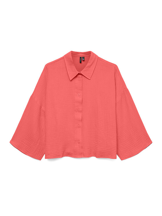 Vero Moda Vero Moda Koszula Natali 10279685 Różowy Standard Fit