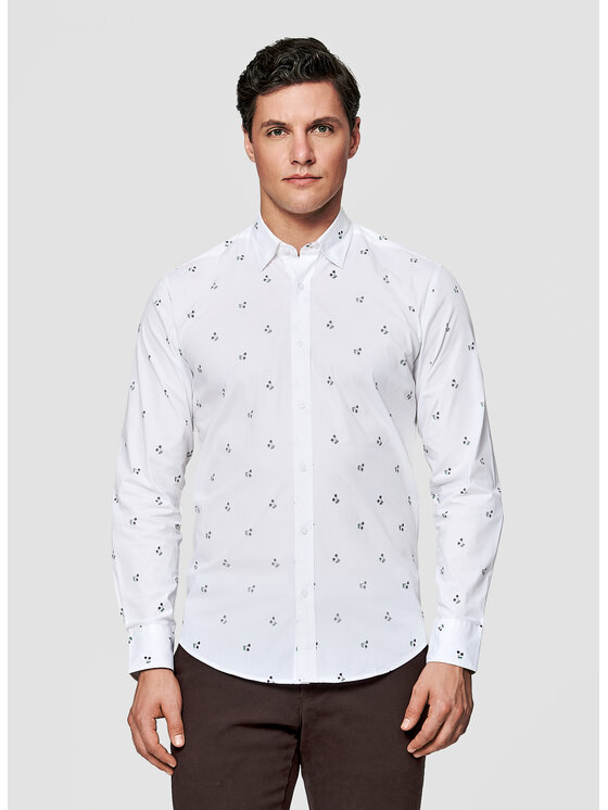 Pako Lorente Pako Lorente Koszula P26SF-1X-002 Biały Slim Fit