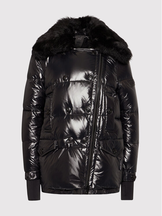 Silvian Heach Silvian Heach Пуховик Logga PGA21009PI Чорний Regular Fit