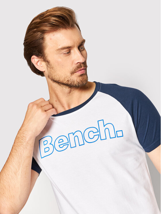 Weiß Regular T-Shirt Rockwell Bench Fit 120755