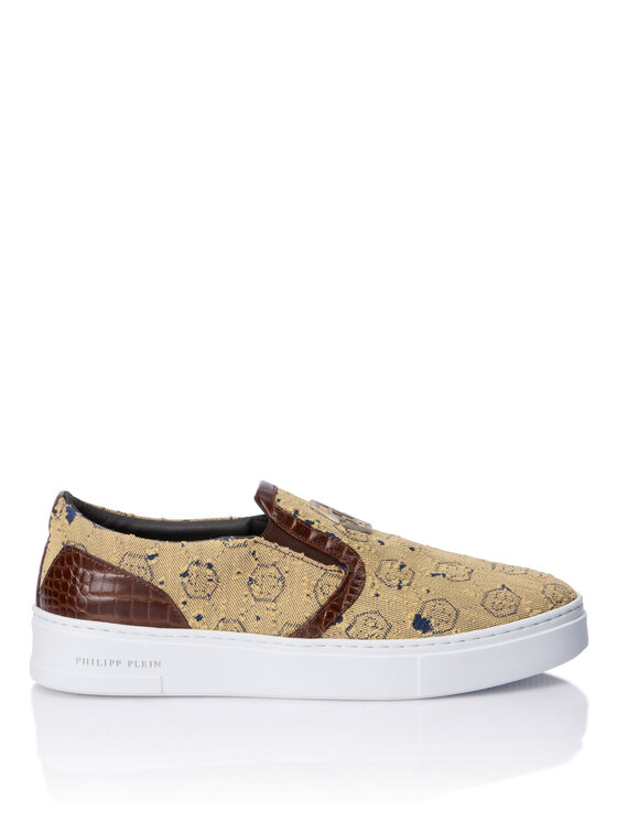 PHILIPP PLEIN PHILIPP PLEIN Sneakersy 30266 Brązowy