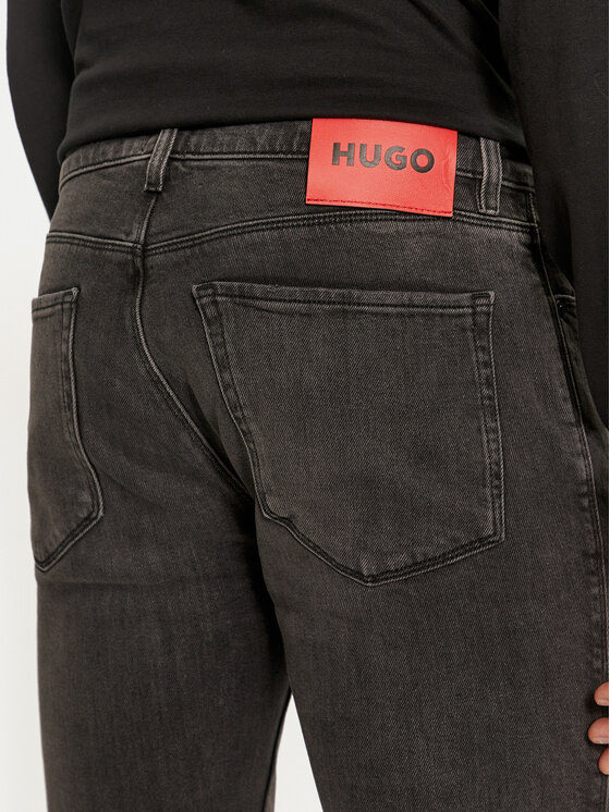 HUGO Hugo Džínsy 734 50522140 Čierna Extra Slim Fit