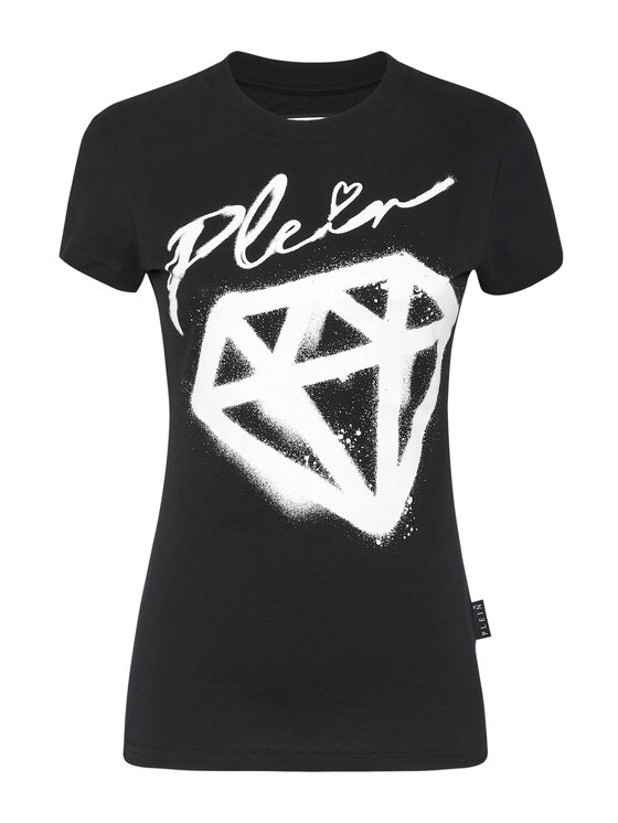 PHILIPP PLEIN PHILIPP PLEIN Tričko 2315 Čierna Regular Fit