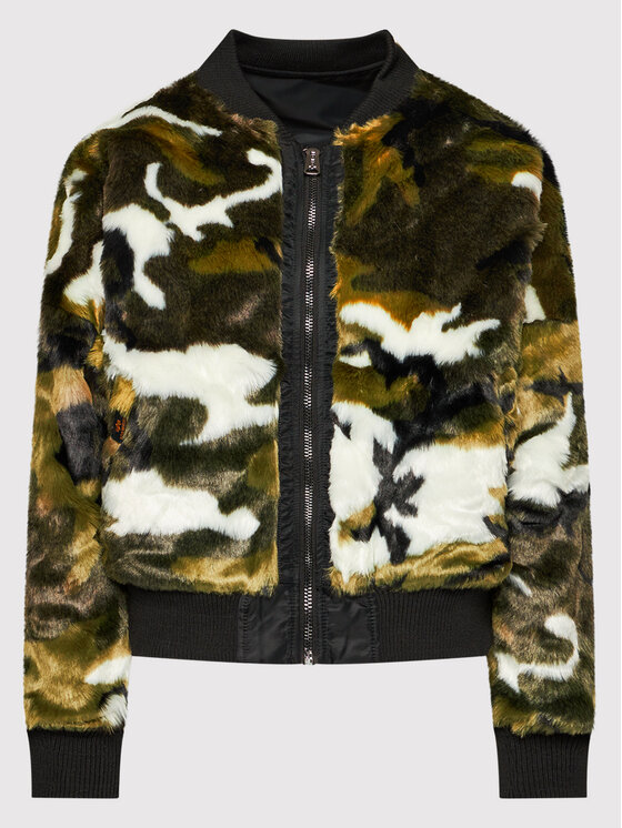 Alpha Industries Alpha Industries Μπόμπερ μπουφάν MA-1 128002 Μαύρο Regular Fit