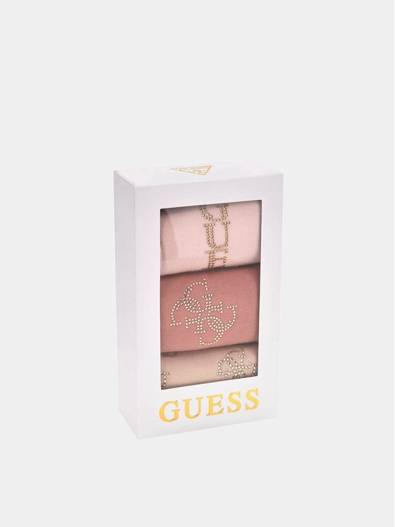 Guess Guess Set di 3 paia di calzini corti da uomo 171749 Multicolore