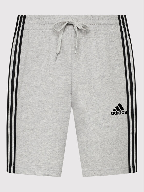 adidas adidas Športne kratke hlače Aeroready Essentials 3-Stripes GK9990 Siva Regular Fit