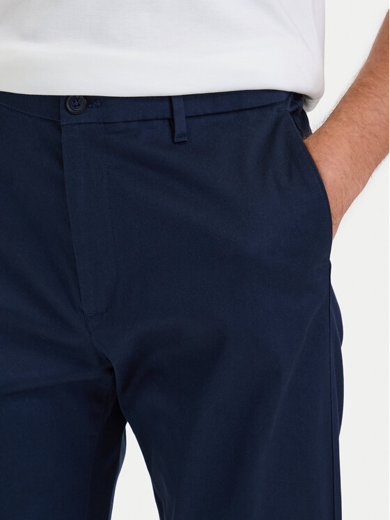 Calvin Klein Calvin Klein Chinos LV04LH600G Dunkelblau Straight Fit