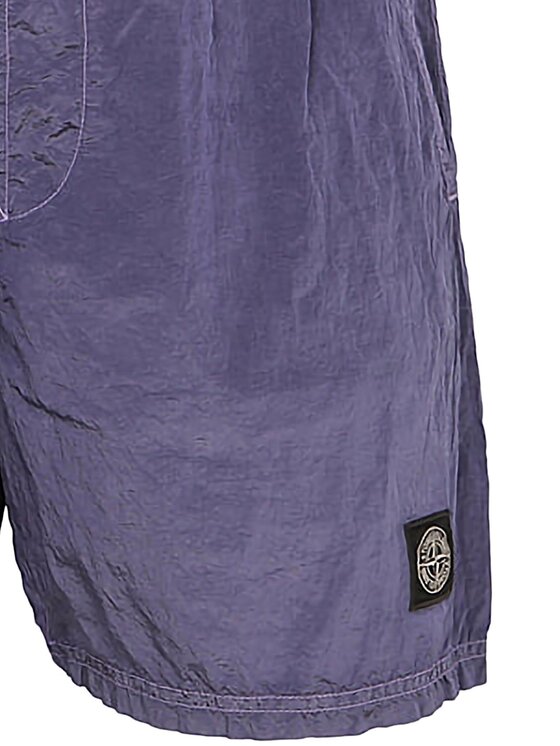 Stone Island Stone Island Szorty kąpielowe B100009 Fioletowy Regular Fit