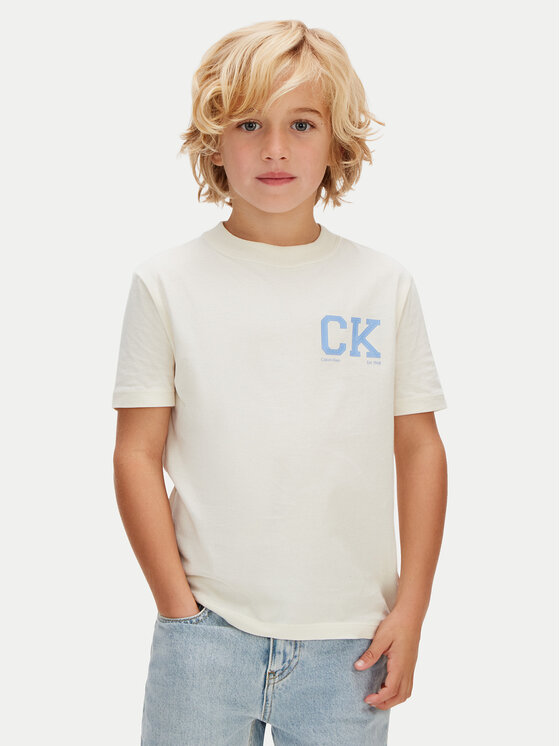 Calvin Klein Calvin Klein Тишърт Heritage LVCKSJA09B Жълт Regular Fit