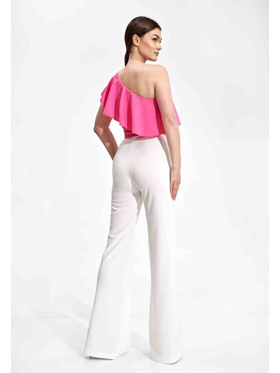 FIGL FIGL Bluzka M875 Różowy Regular Fit