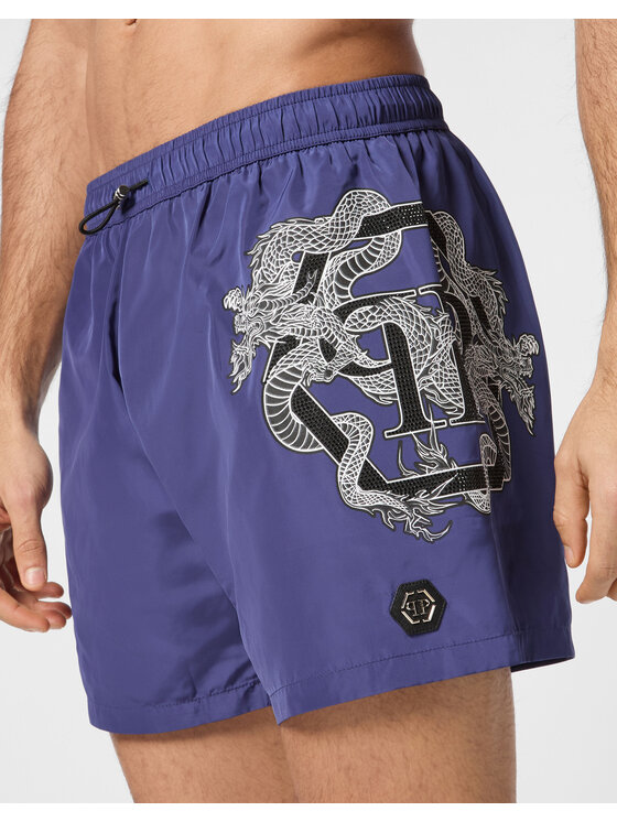 PHILIPP PLEIN PHILIPP PLEIN Szorty 23677 Granatowy