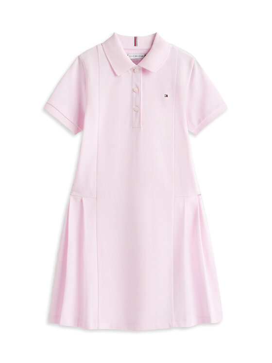 Tommy Hilfiger Tommy Hilfiger Letné šaty Essential KG0KG08342 Svetloružová Regular Fit