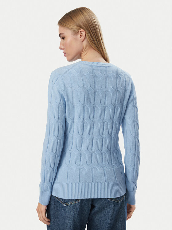 Tommy Hilfiger Tommy Hilfiger Sveter WW0WW43586 Svetlo modrá Regular Fit