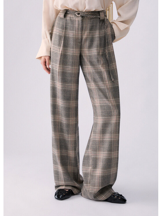 Liu Jo Liu Jo Pantalone da abito CF6080T859AL9629 Beige Regular Fit