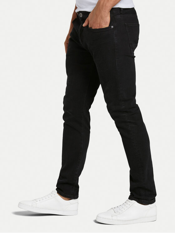 Tom Tailor Tom Tailor Jeansy Troy 1021160 Czarny Slim Fit