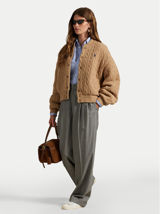 Polo Ralph Lauren Polo Ralph Lauren Μπόμπερ μπουφάν 211966122002 Μπεζ Relaxed Fit