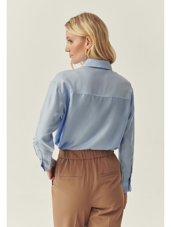 TATUUM Tatuum Koszula FREYA Niebieski Classic Fit