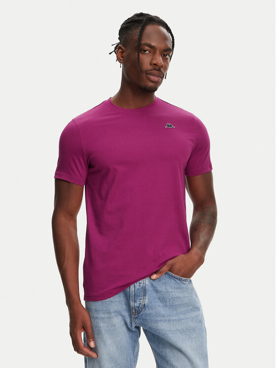 Robe di Kappa Robe di Kappa T-Shirt Luc 611187W Fioletowy Regular Fit