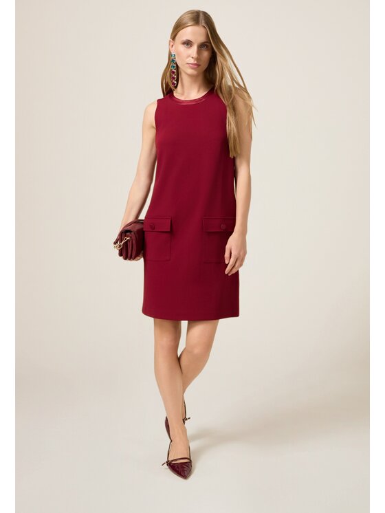 Oltre Oltre Vestito 7379R004924N026 Rosso A-Line Fit