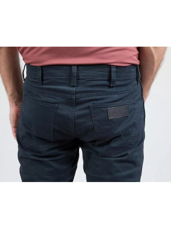 Wrangler Wrangler Pantaloni di tessuto GREENSBORO Blu Straight Fit