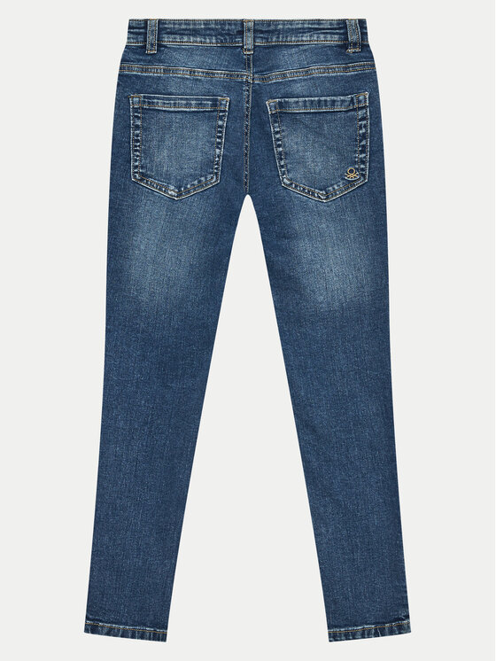 United Colors Of Benetton United Colors Of Benetton Traperice 42VXCE00K Tamnoplava Skinny Fit