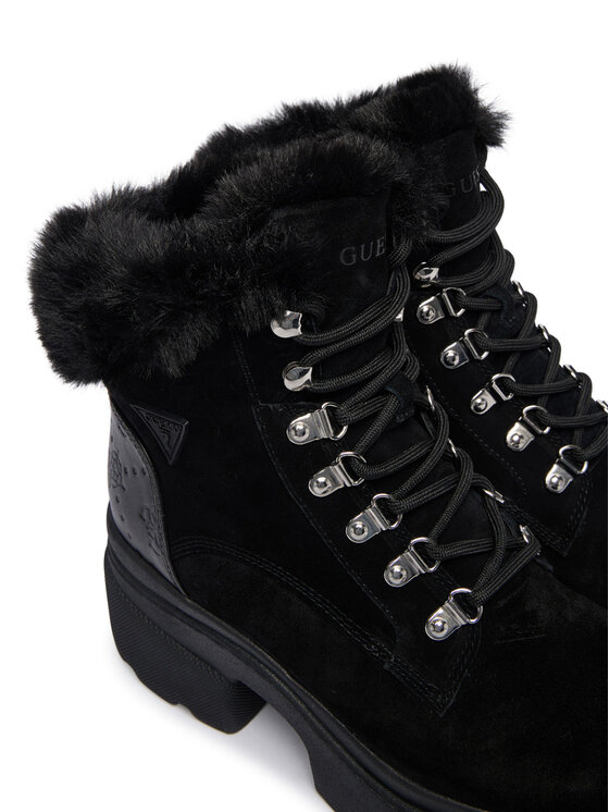 Guess Guess Зимни обувки FLFYRL SUE10 Черен